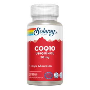 Ubiquinol 50 mg 30 cápsulas Solaray