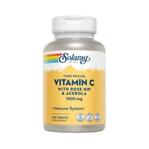 Vitamina C 1000 mg Acción Retardada 100 comprimidos Solaray