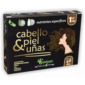 Cabello, piel y uñas 40 cápsulas Pinisan