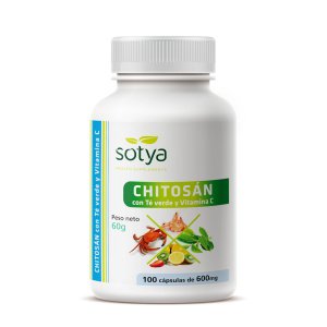 Chitosán con Te Verde y Vitamina C 100 cápsulas Sotya