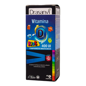 Vitamina D3 400 UI 60 comprimidos masticable niños