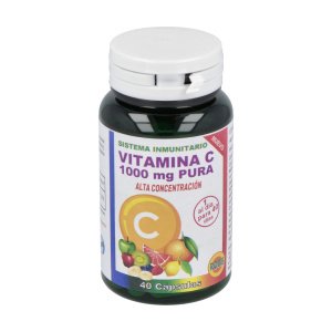 Vitamina C Pura 1000 mg 40 Cápsulas Robis