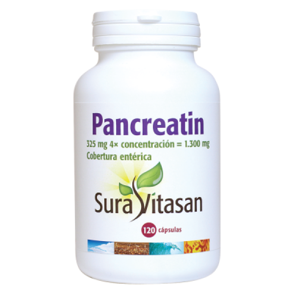 Pancreatin 120 cápsulas Sura Vitasan