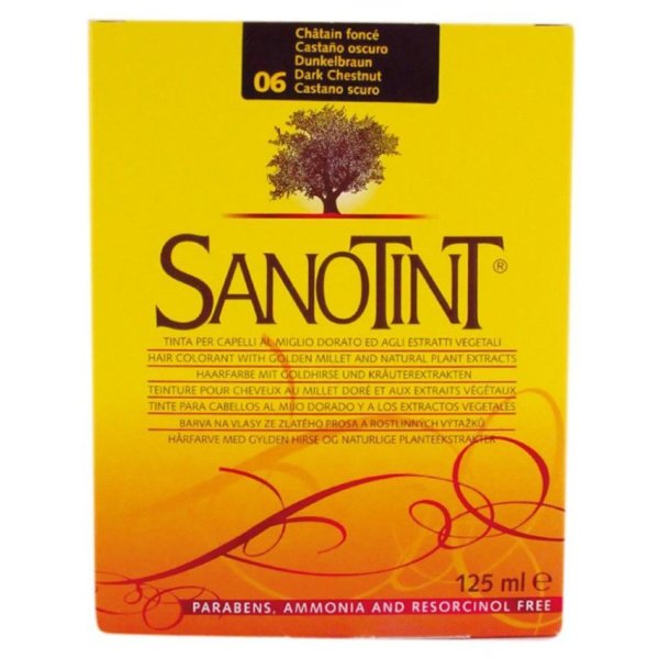 Tinte Sanotint Classic nº 06 Castaño Oscuro 125 ml Sanotint