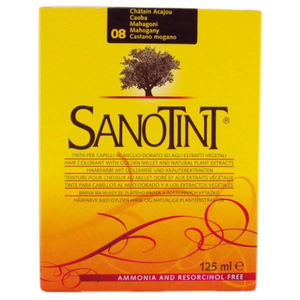 Tinte Sanotint Classic nº 08 Caoba 125 ml Sanotint