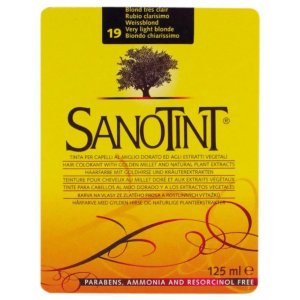 Tinte Sanotint Classic nº 19 Rubio Clarísimo 125 ml Sanotint
