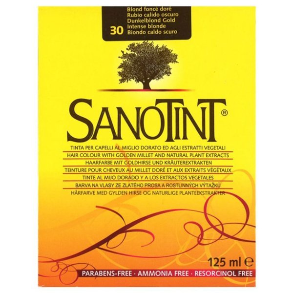 Tinte Sanotint Classic nº 30 Rubio Cálido Oscuro 125 ml Sanotint