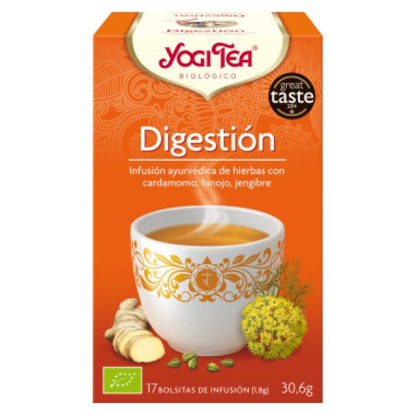 Infusión Digestión 17 filtros Yogi Tea