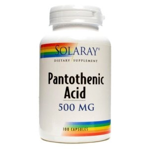 Ácido Pantoténico 500 mg 100 cápsulas Solaray