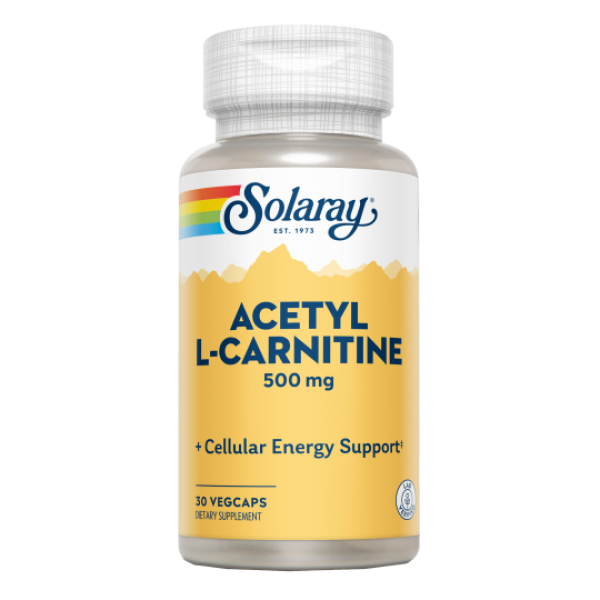 L-Acetil L-Carnitina 500 mg 30 cápsulas Solaray