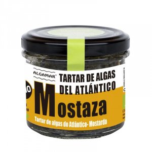 ALGAMAR TARTAR DE ALGAS DEL ATLANTICO MOSTAZA 100 G