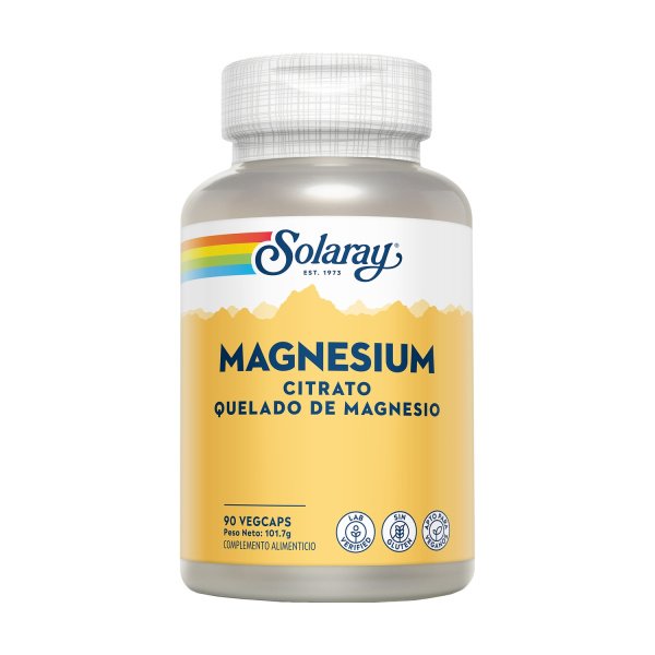 Magnesio 90 Cápsulas Solaray