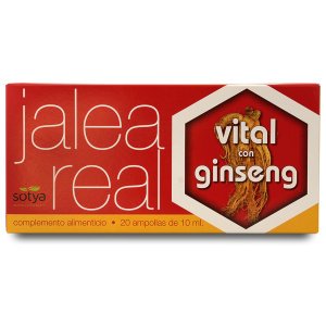 Jalea Real Vital con Ginseng 20 Ampollas 20 Unidades