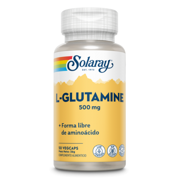 L-Glutamine 500 mg 50 cápsulas Solaray