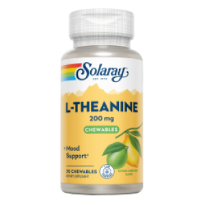 L-Teanina 200 mg 30 comprimidos masticables Solaray