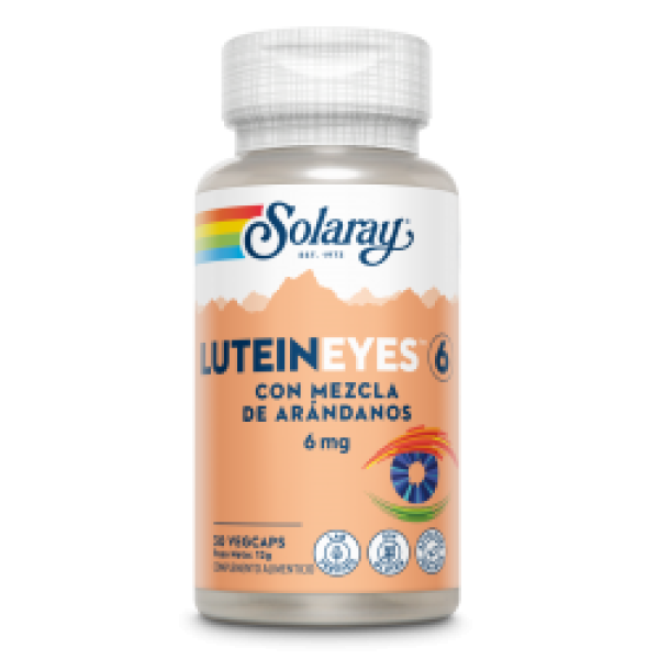 Lutein Eyes 6 mg 30 cápsulas Solaray
