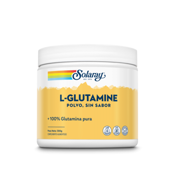 L-Glutamine Polvo 300 gramos Solaray