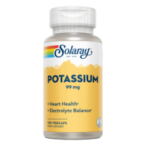 Potassium Citrate 99 mg 60 cápsulas vegetales Solaray