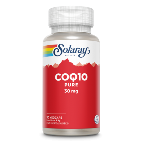 Pure CoQ-10 30 mg 30 cápsulas Solaray