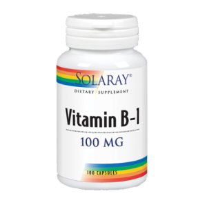 Vitamina B1 100 mg 100 cápsulas Solaray