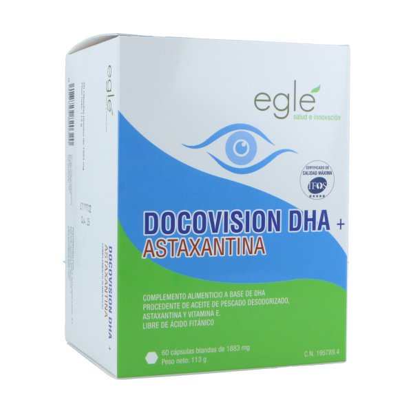 Docovision Dha + Astaxantina 60 Capsulas Eglé