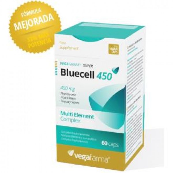 Super Bluecell 450 60 Cápsulas Vegafarma