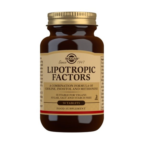 Factores Lipotropicos 50 comprimidos Solgar