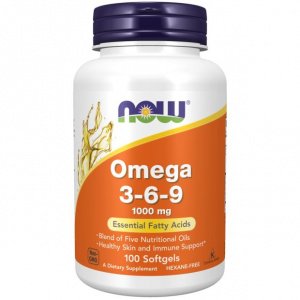Omega 3-6-9 1000 Mg 100 Perlas Origen Vegetal