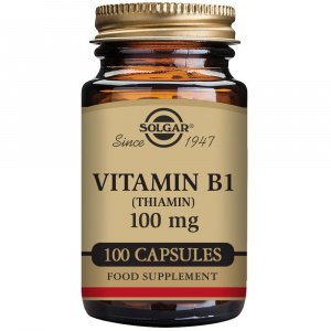 Vitamina B1 100 mg (Tiamina)100 cápsulas Solgar