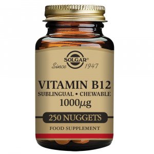 Vitamina B12 1.000 mcg 250 comprimidos Solgar