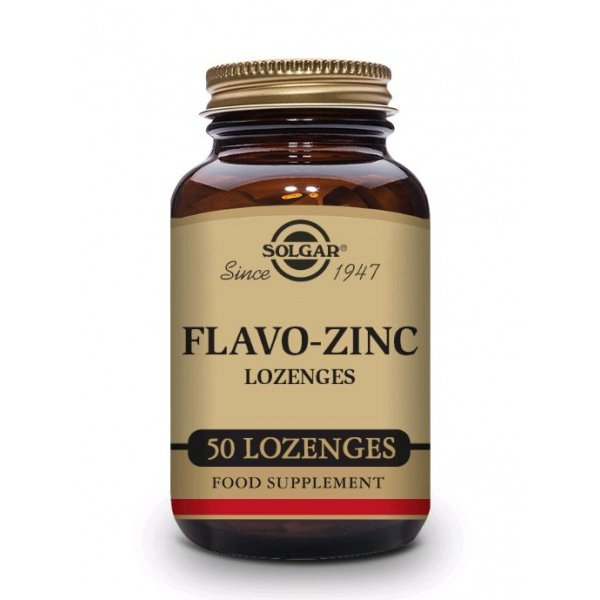 Flavo Zinc 50 comprimidos masticables Solgar