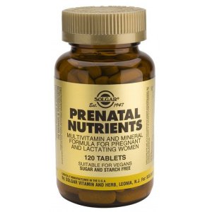 Nutrientes Prenatales 120 comprimidos Solgar