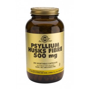 Fíbra de Cáscara Psyllium 500 mg 200 cápsulas Solgar