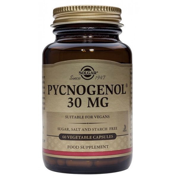 Pycnogenol 30 mg 60 cápsulas Solgar