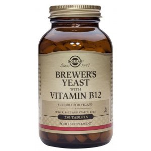 Levadura Cerveza Con Vitamina B12 250 comprimidos Solgar
