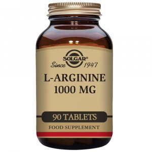 L-Arginina 1000 mg 90 cápsulas Solgar