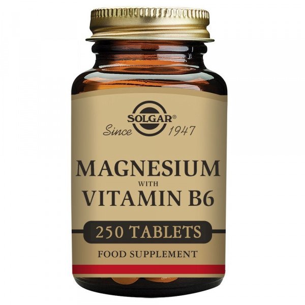 Magnesio+Vitamina B6 250 comprimidos Solgar