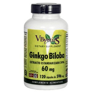 Ginkgo Biloba 60 Mg 2416  60 Caps.
