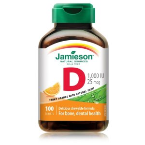 Vitamina D3 1000Ui/25Mcg Naranja 100 Tabletas