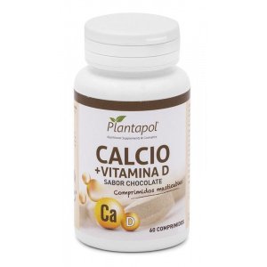 Calcio+Vtiamina D Sabor Chocolate 60 Comprimidos