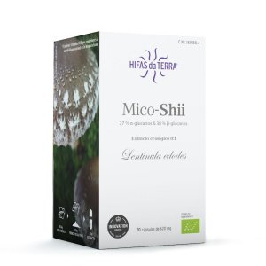 Mico-Shii Shiitake 70 Cápsulas Hifas Da terra