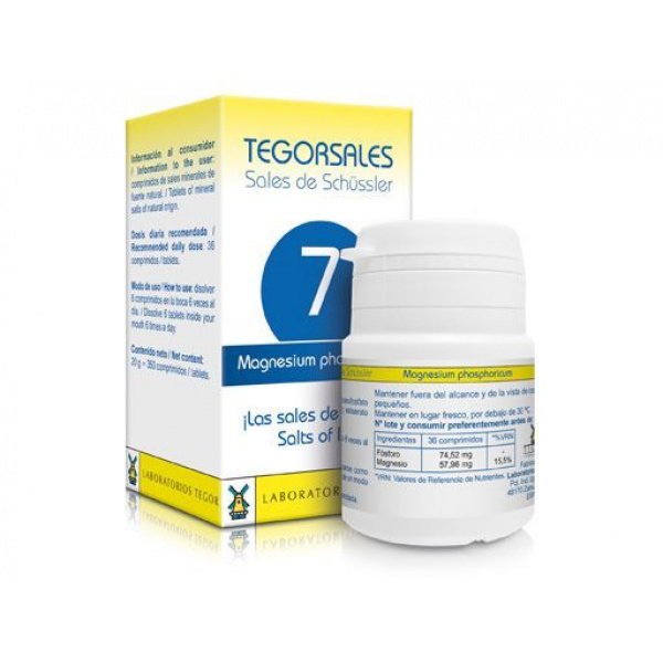 Tegorsales nº7 Magnesium phosphoricum 20 gramos Tegor