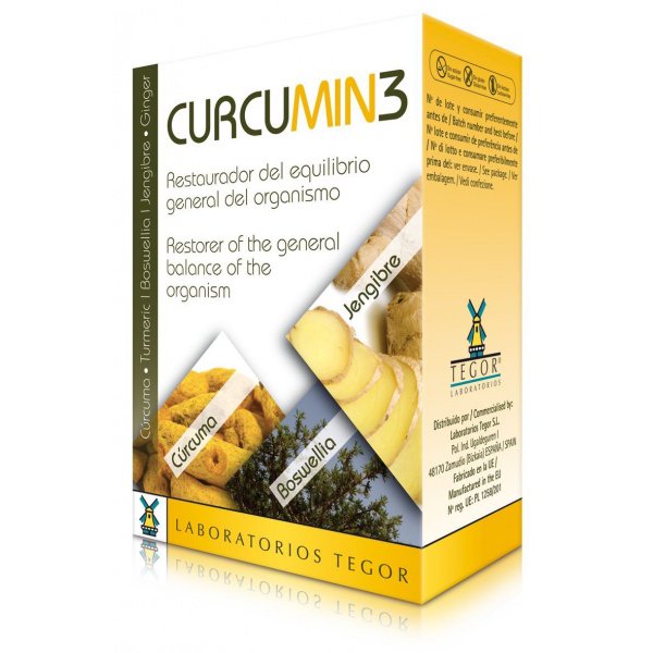 Curcumin 3 30 comprimidos Tegor