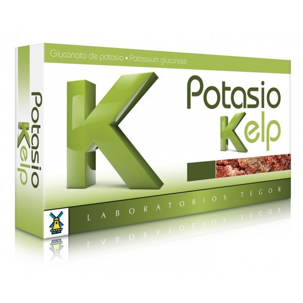 Potasio Kelp 40 cápsulas Tegor