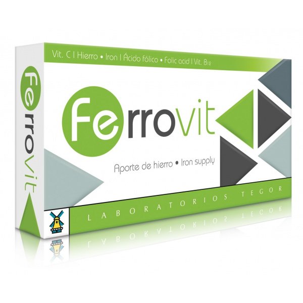 Ferrovit 30 comprimidos Tegor