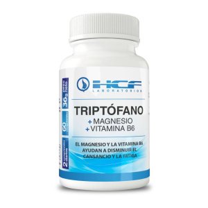 Hcf Triptofano + Magnesio + B6 60 Tabletas 600 Mg