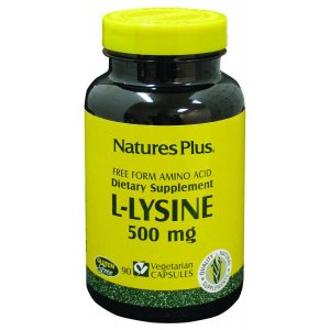L-Lisina 500 Mg 90 Cápsulas Natures Plus