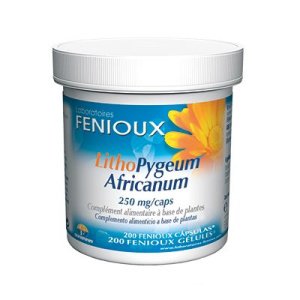 Litho Pygeum Africanum 250 mg 200 cápsulas Fenioux