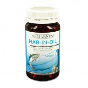 Mar-In-Oil Aceite De Salmon 150 Cap X 500 Mg
