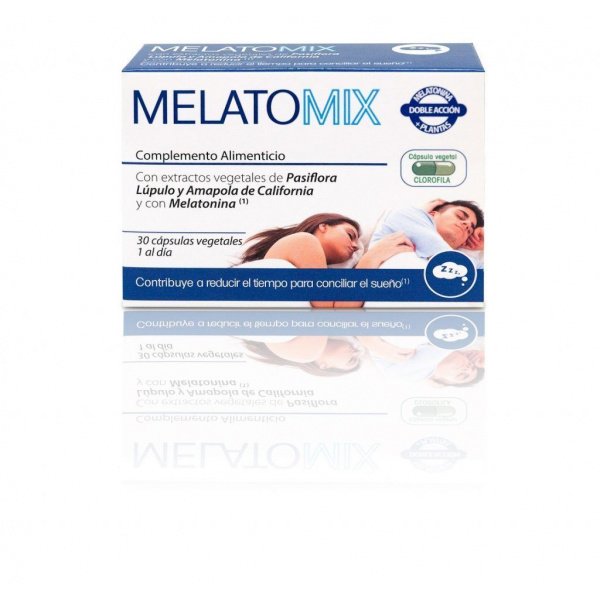 Melatomix Melatonina 1mg + Plantas 30 cápsulas Vaminter